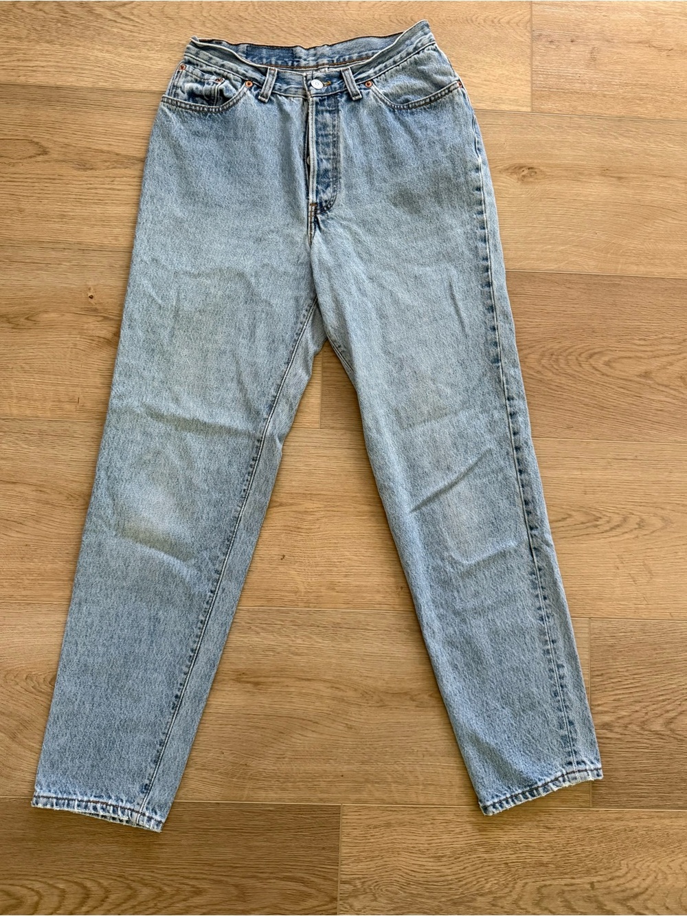 Levi’s Vintage 90s 501 High Rise Straight Leg Jeans Size 26x29 Light Wash